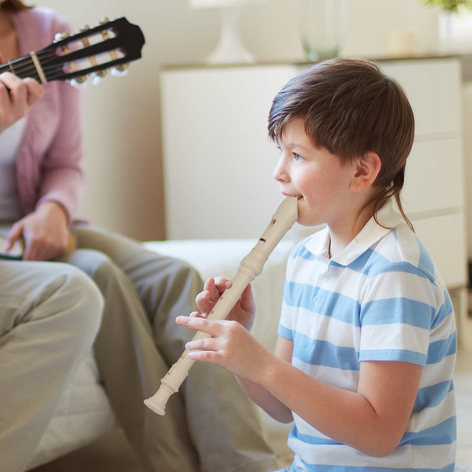 Amazon | MUSCELL リコーダー インストゥルメント 8穴 ドイツソプラノ